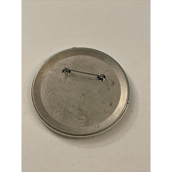 Vintage We Love Morning People Sun Heart  Button Pin AV1R - Picture 2 of 2